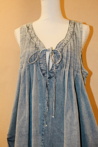 Layla Denim Romper