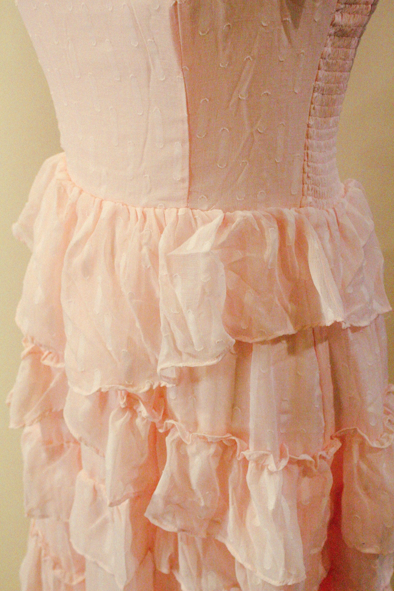 Olivia Light Pink Ruffle Dress