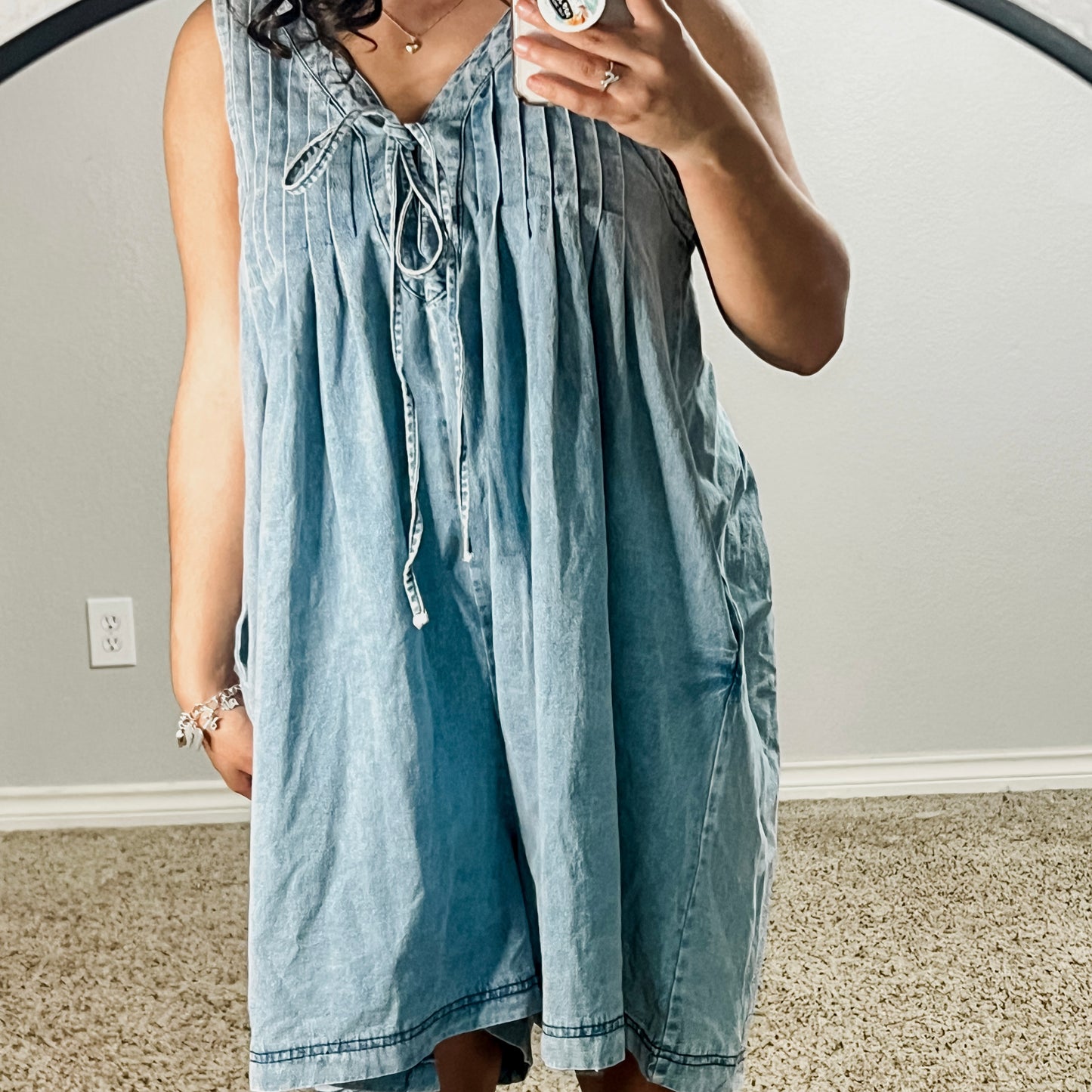 Layla Denim Romper