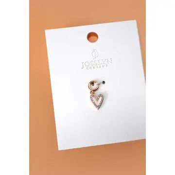 Diamond Heart Charm